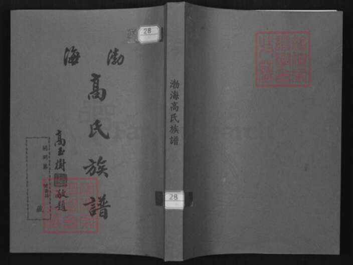 湖北省武汉市江岸区台北街道高氏族谱-渤海高氏族谱.pdf电子版缩略图