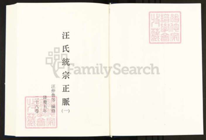 安徽省黄山市歙县汪氏族谱-中国珍稀家谱丛刊明代家谱.第18册.汪氏统宗正脉.pdf电子版预览图2