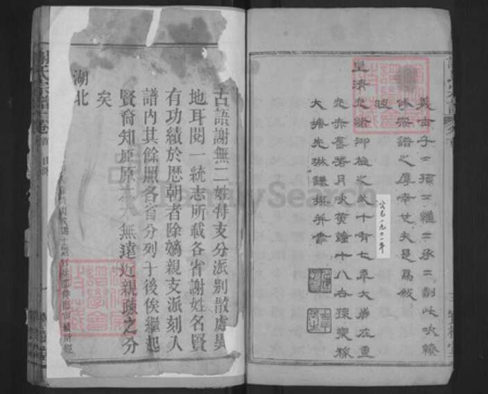 湖北省武汉市新洲区凤凰镇谢氏宝树堂族谱-谢氏宗谱.pdf电子版预览图5