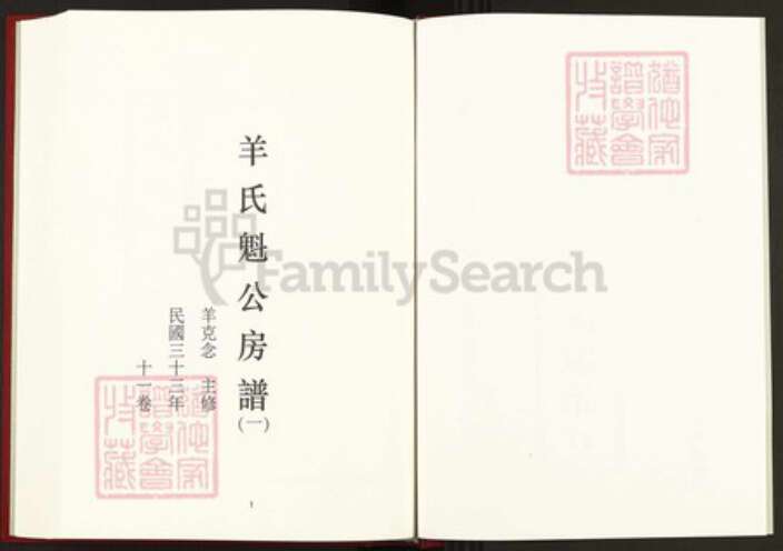 湖南省邵阳市羊氏钟爱堂族谱-中国珍稀家谱丛刊稀见姓氏家谱.第21~22册.羊氏魁公房谱.pdf电子版预览图2