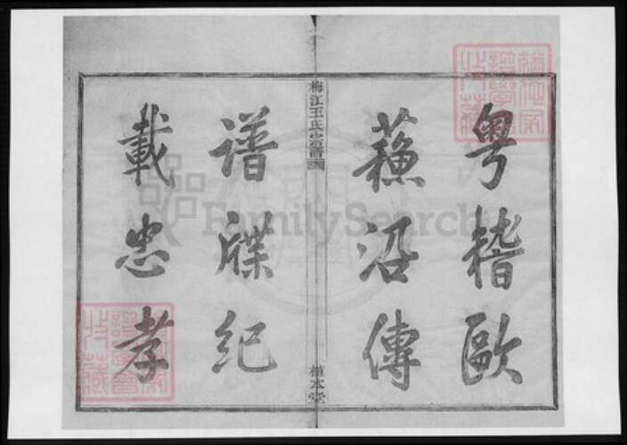 广东省梅州市梅江区王氏族谱-梅江王氏宗谱.pdf电子版预览图1