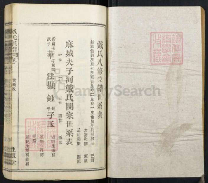 湖北省黄冈市红安县杏花乡戴氏族谱-戴氏宗谱.pdf电子版预览图1