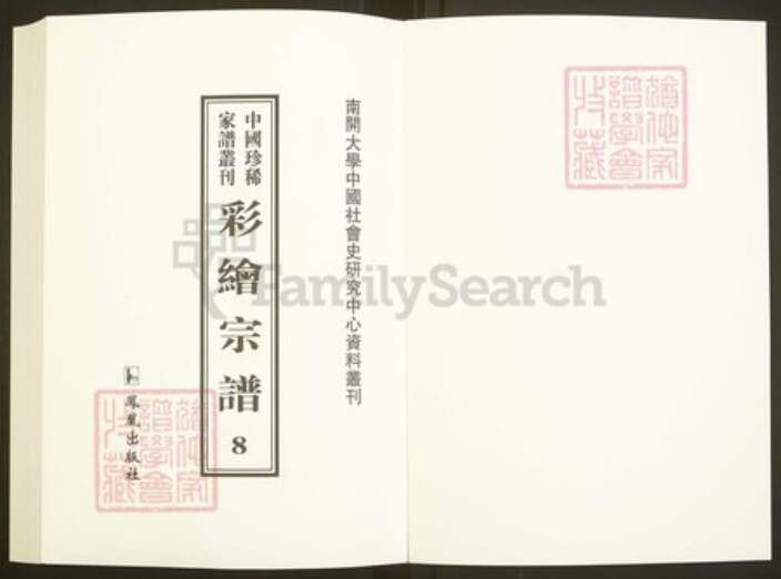 浙江省绍兴嵊州市甘霖镇陈氏仁德堂族谱-中国珍稀家谱丛刊彩绘宗谱.第8册.壕领陈氏宗谱.pdf电子版预览图1