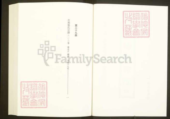 浙江省绍兴嵊州市张氏继述堂族谱-中国珍稀家谱丛刊彩绘宗谱.第39~40册.古剡张氏宗谱.pdf电子版预览图2