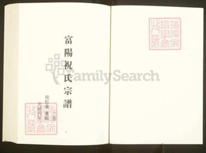 浙江省杭州市富阳祝氏着存堂族谱-中国珍稀家谱丛刊彩绘宗谱.第47册.富阳祝氏宗谱.暨阳长浦曹氏宗谱(一).pdf电子版预览图3