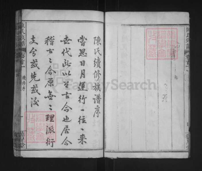 湖北省武汉市新洲区陈氏德星堂族谱-陈氏宗谱.pdf电子版预览图5