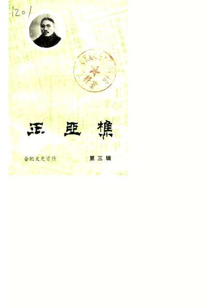 1986版合肥文史资料  第3辑  王亚樵.pdf电子版_安徽省志缩略图