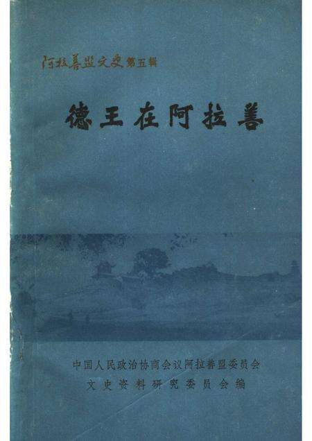1988-阿拉善盟文史  第5辑  德王在阿拉善.pdf电子版_内蒙古志缩略图