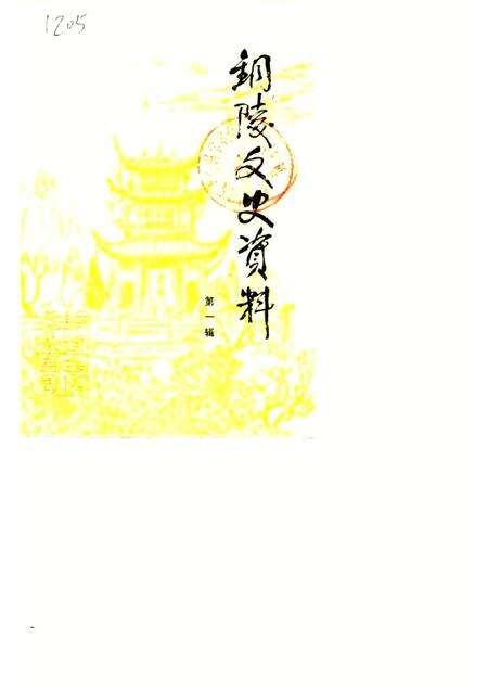 1988版铜陵文史资料  第1辑.pdf电子版_安徽省志缩略图