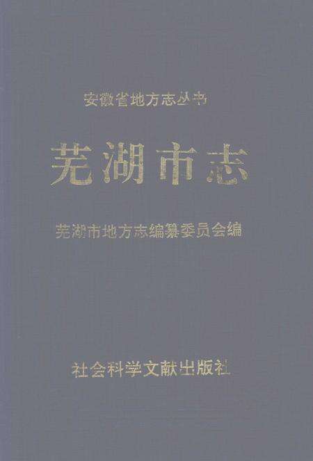 1995版芜湖市志  上.pdf电子版_安徽省志缩略图
