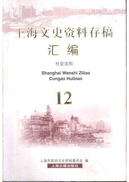 2001-上海文史资料存稿汇编  社会法制  12.pdf电子版_上海市志缩略图