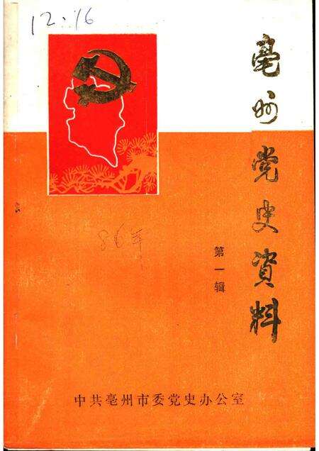 亳州党史资料  第1辑.pdf电子版_安徽省志缩略图