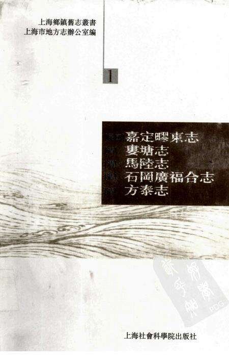 嘉定疁东志 娄塘志  陆志 石冈广福合志 方泰志.pdf电子版_上海市志缩略图