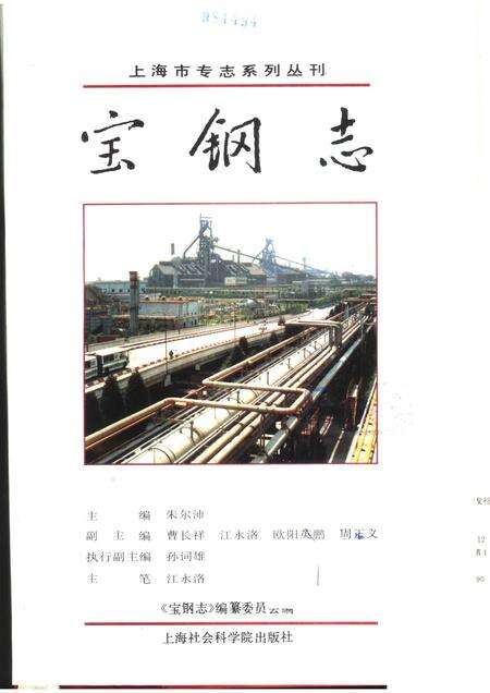 1995-宝钢志.pdf电子版_上海市志预览图1