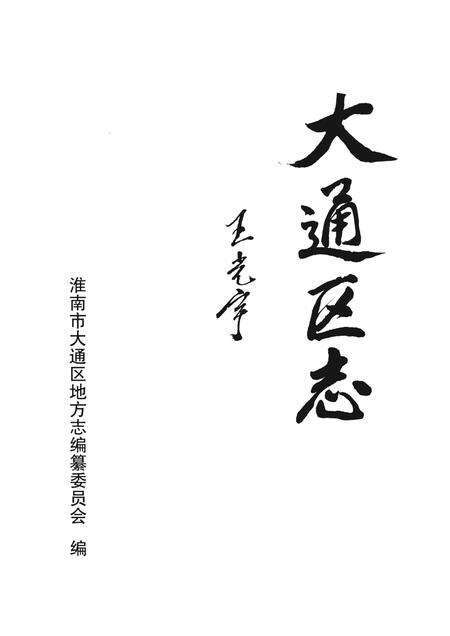 2002版大通区志.pdf电子版_安徽省志预览图1