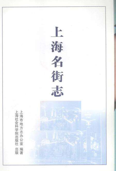 2004-上海名街志.pdf电子版_上海市志预览图1