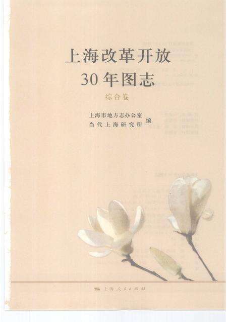 2008-上海改革开放三十年图志  综合卷.pdf电子版_上海市志预览图1