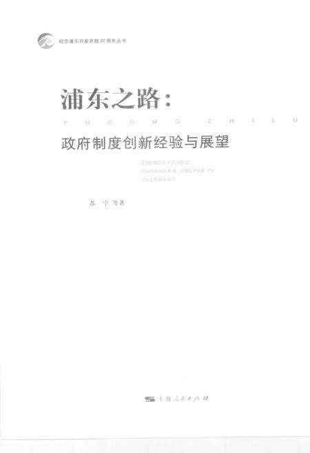 2010-浦东之路  政府制度创新经验与展望.pdf电子版_上海市志预览图1