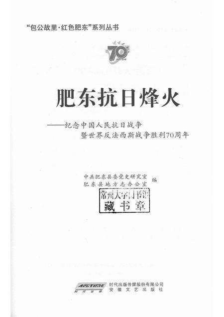 2015版肥东抗日烽火.pdf电子版_安徽省志预览图1