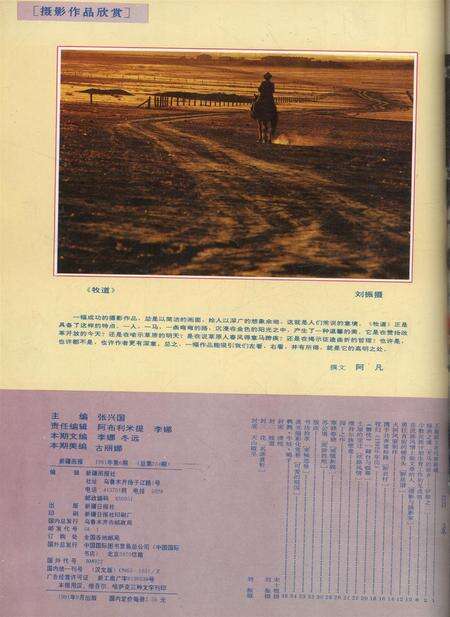 新疆画报1991年第06期.pdf电子版_新疆维吾尔族自治区志预览图1