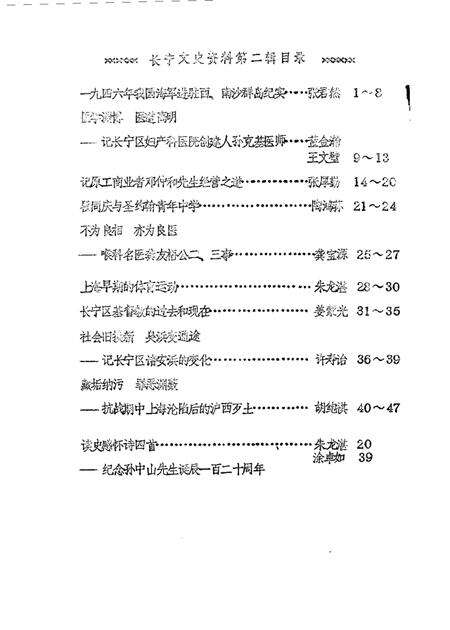 1986-长宁文史资料  第2辑.pdf电子版_上海市志预览图1
