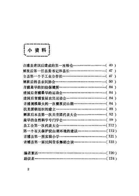 1989-青浦文史  第3辑  纪念青浦解放四十周年特辑  2.pdf电子版_上海市志预览图2
