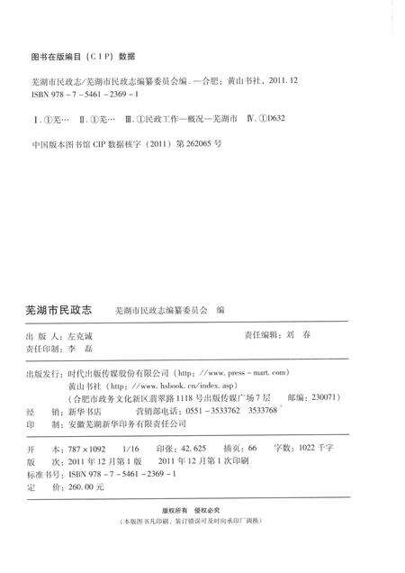 2011版芜湖市民政志.pdf电子版_安徽省志预览图2