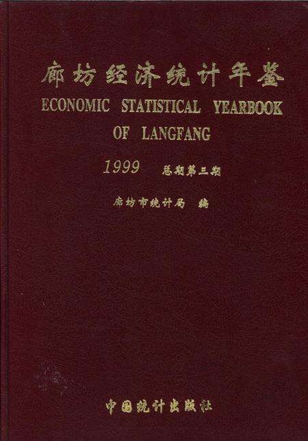 廊坊经济统计年鉴 1999 总期第三期.pdf电子版_河北省志预览图2
