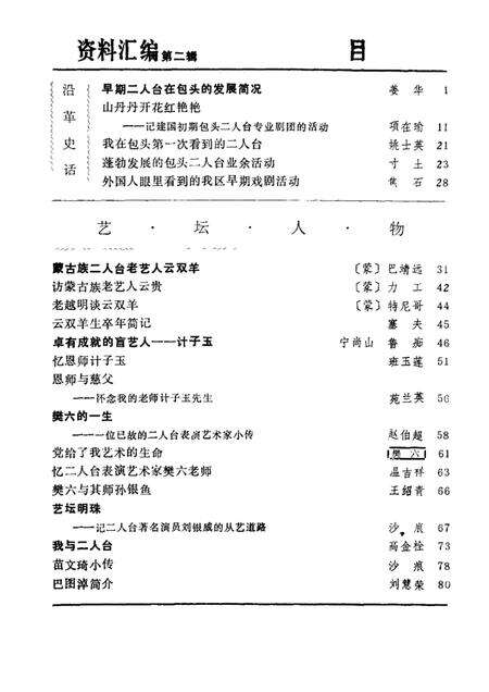 1986-包头市文艺志史资料汇编  第2辑.pdf电子版_内蒙古志预览图3