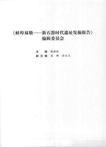 2008版蚌埠双墩  新石器时代遗址发掘报告  上下.pdf电子版_安徽省志预览图4