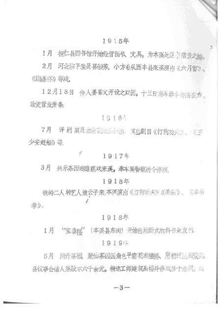 1988-本溪文化艺术大事记  征求意见稿.pdf电子版_辽宁省志预览图5