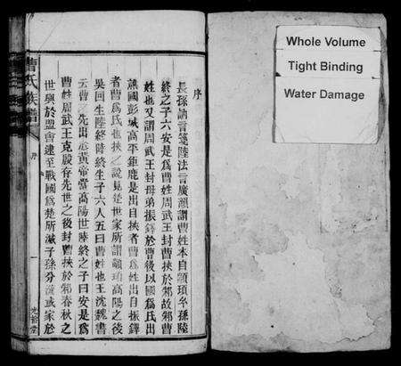 湖南曹氏族谱-曹氏族谱 [9卷].pdf电子版预览图1