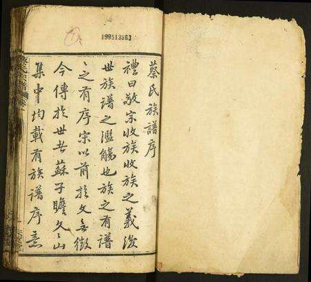 湖北蔡氏族谱-蔡氏宗谱.pdf电子版预览图1