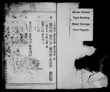 浙江虞氏族谱-五云虞氏宗谱 [残卷].pdf电子版预览图1