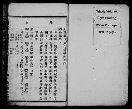 浙江虞氏族谱-五云虞氏宗谱 [残卷].pdf电子版预览图1