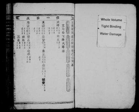 浙江虞氏族谱-五云虞氏宗谱 [残卷].pdf电子版预览图1