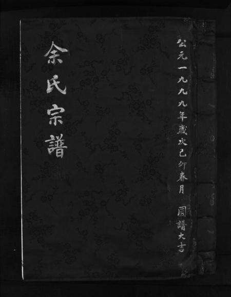 浙江余氏族谱-余氏宗谱 [不分卷].pdf电子版缩略图