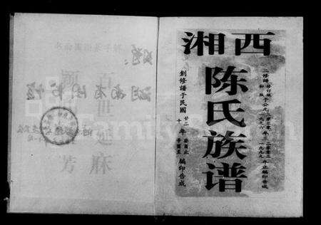 湖南陈氏族谱-湘西陈氏族谱 [12卷,首1卷].pdf电子版预览图2