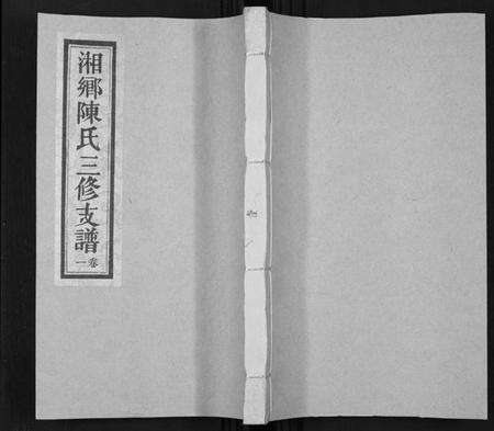 湖南陈氏族谱-湘乡陈氏三修支谱[5卷].pdf电子版缩略图