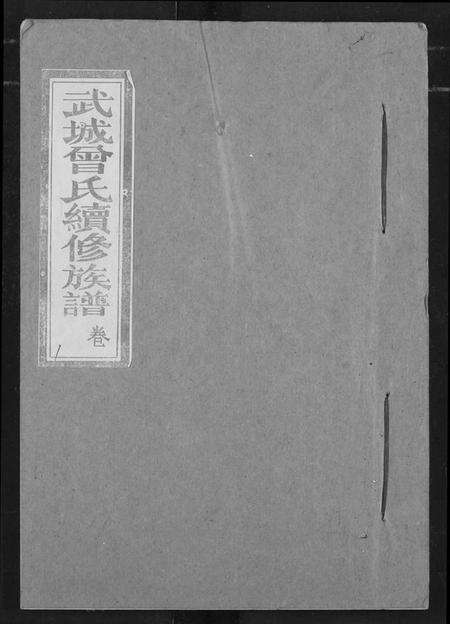 湖北曾氏族谱-武城曾氏续修族谱.pdf电子版缩略图
