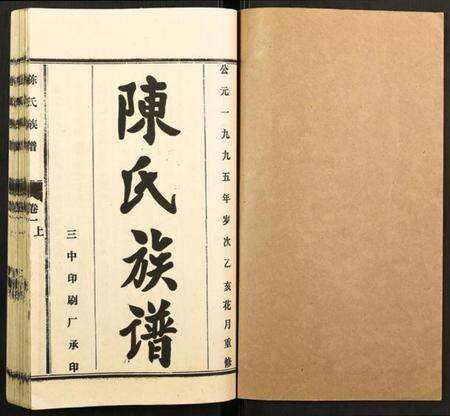 湖北陈氏族谱-陈氏族谱.pdf电子版预览图1