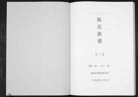 湖南陈氏族谱-陈氏族谱.pdf电子版预览图1