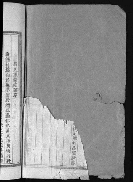 浙江吕氏族谱-吕氏宗谱 [25卷].pdf电子版预览图1