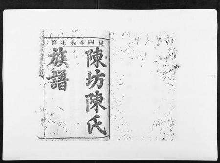 江西陈氏族谱-石城陈坊陈氏族谱[62卷].pdf电子版预览图1