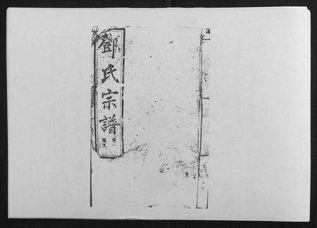 湖南邓氏族谱-邓氏宗谱[20卷].pdf电子版缩略图