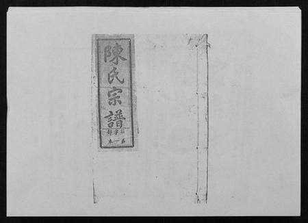 江西陈氏族谱-陈氏宗谱 [29卷首1卷].pdf电子版缩略图