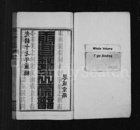 浙江潘氏族谱-唐昌潘氏宗谱 [12卷].pdf电子版预览图1