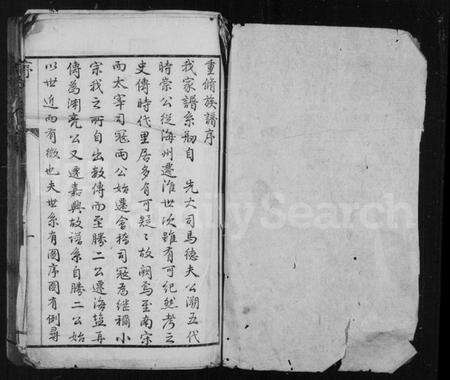 浙江徐氏族谱-嘉兴徐氏族谱 [15卷].pdf电子版预览图1