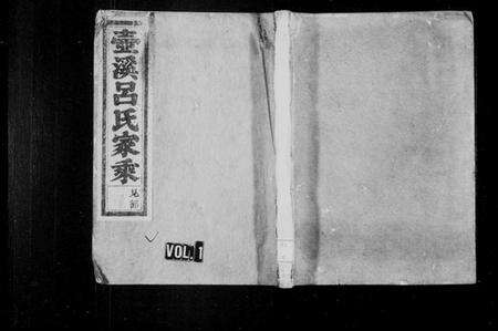 浙江吕氏族谱-壶溪吕氏宗谱 [卷数杂异].pdf电子版预览图1