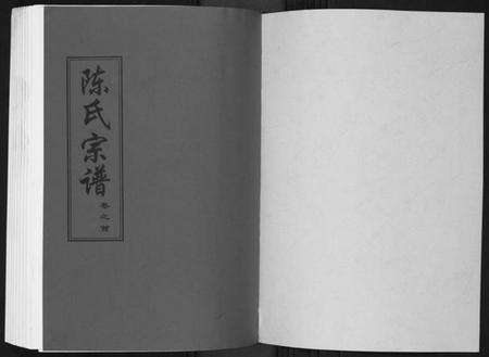 湖北陈氏族谱-陈氏宗谱[2卷上下首1卷].pdf电子版预览图1